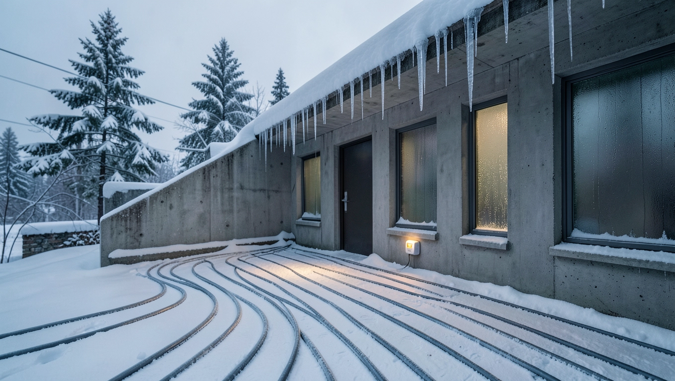 czy podłogówka może zamarznąć