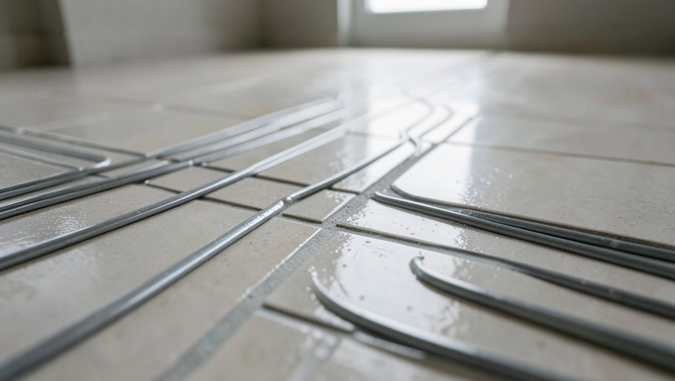 jaka fuga przy ogrzewaniu podłogowym