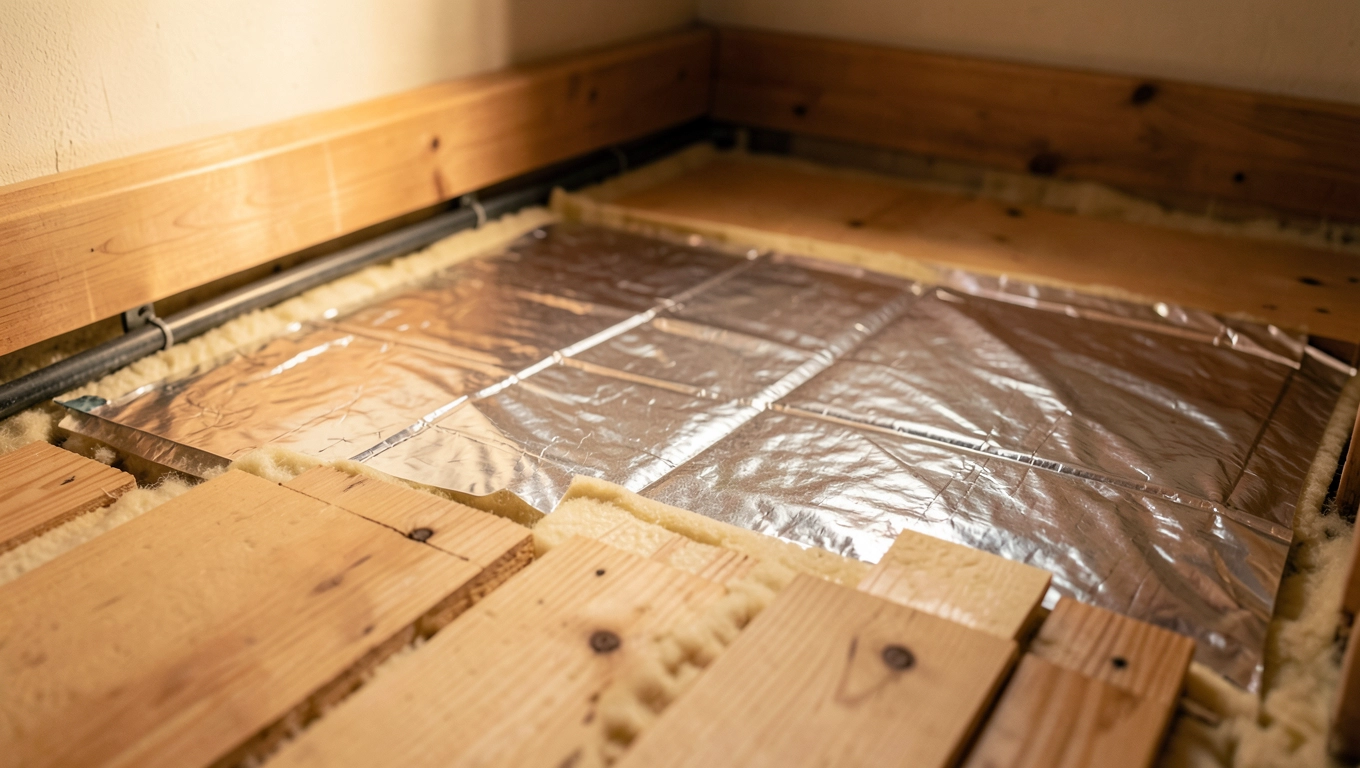 ocieplenie podłogi w mieszkaniu na parterze