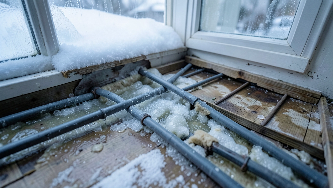 przy jakiej temperaturze zamarza woda w podłogówce