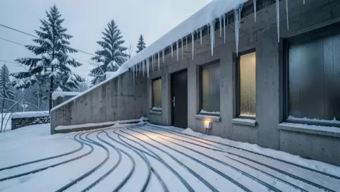 czy podłogówka może zamarznąć