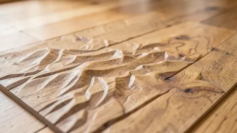 jak kłaść panele na krzywej podłodze