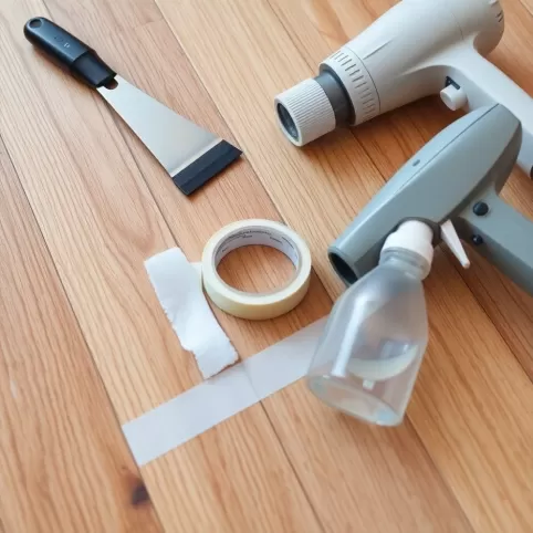 Jak usunąć taśmę dwustronną z podłogi