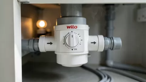 ustawienie pompy wilo do podłogówki